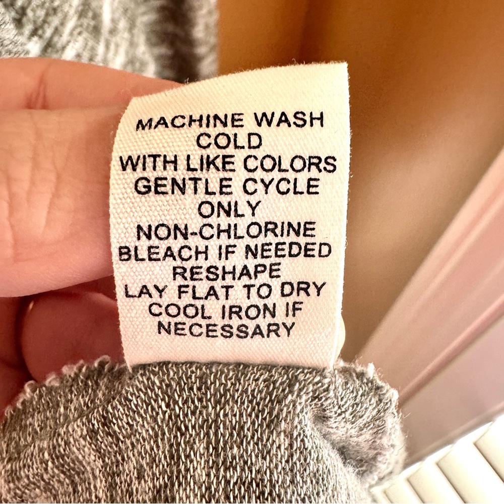 89th & Madison XL Gray‎ Waterfall Women's Cardigan Marled Open Front Lightweight - Picture 8 of 10